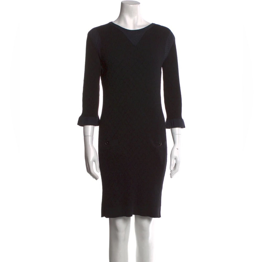Chanel black stretchy dress size 42 (US 10)